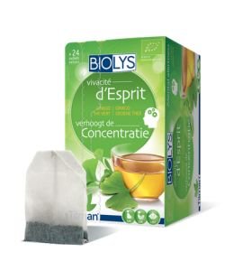 Infusion Vivacité d'esprit (ginkgo-thé vert) BIO, 24 sachets